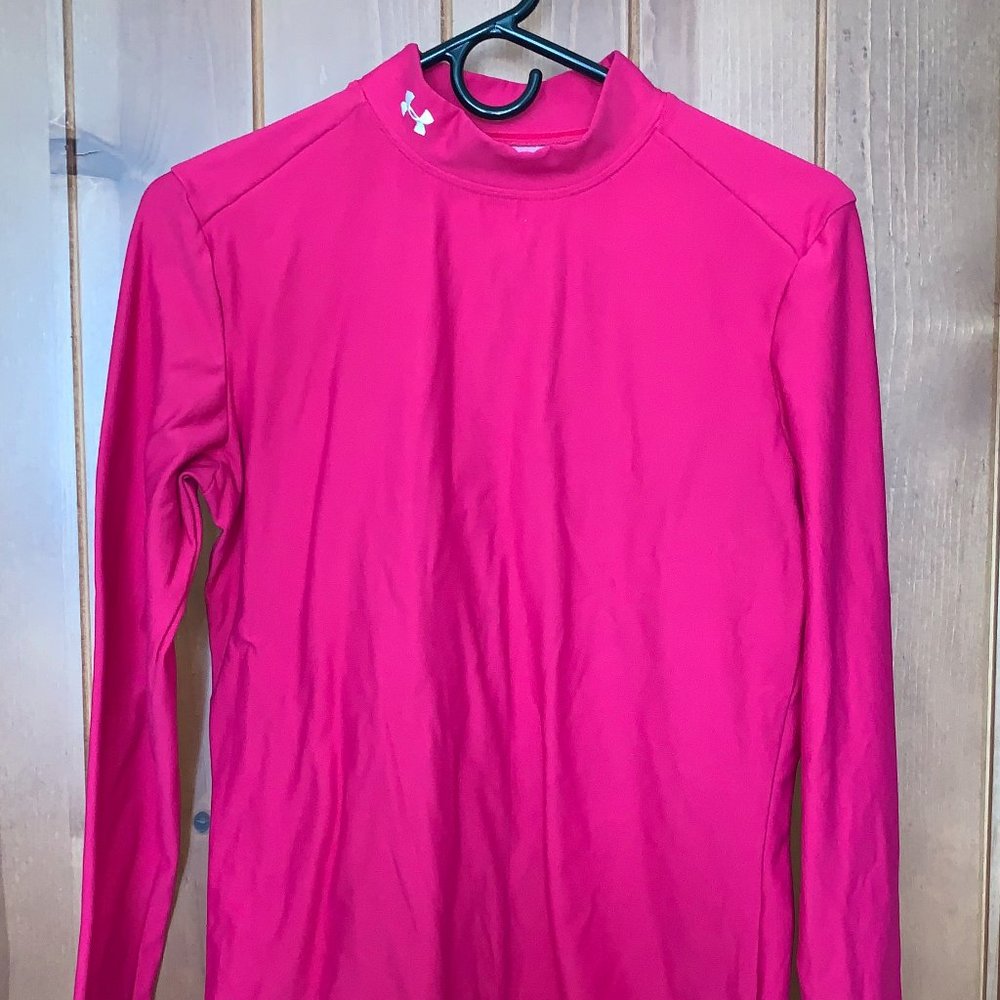 Underarmour Pink Cold Gear Base Long Sleeve Shirt